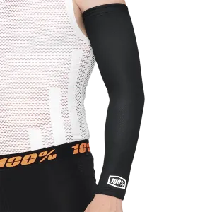 100% Exceeda Arm Sleeves - Black - Large 40055-00002