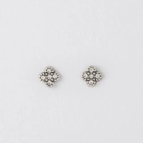 40 Silver Earrings On Designer Card by Crumble and Core