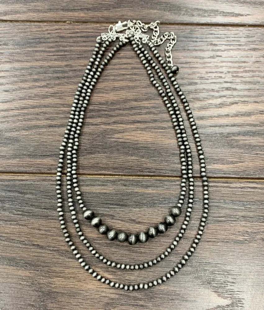 4mm 3 Strand | Necklace