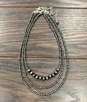 4mm 3 Strand | Necklace