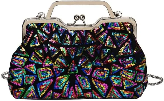 AFB Women's Evening Clutch Bags Shoulder Crossbody Bag Sparkling Purses Handbag for Party Wedding Prom