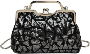 AFB Women's Evening Clutch Bags Shoulder Crossbody Bag Sparkling Purses Handbag for Party Wedding Prom