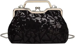 AFB Women's Evening Clutch Bags Shoulder Crossbody Bag Sparkling Purses Handbag for Party Wedding Prom