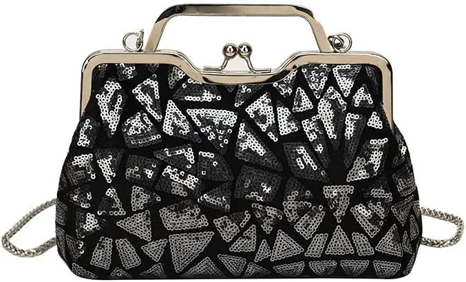 AFB Women's Evening Clutch Bags Shoulder Crossbody Bag Sparkling Purses Handbag for Party Wedding Prom