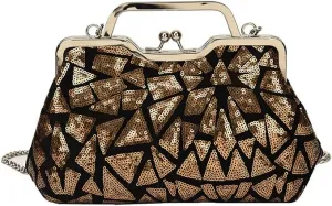 AFB Women's Evening Clutch Bags Shoulder Crossbody Bag Sparkling Purses Handbag for Party Wedding Prom