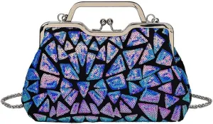 AFB Women's Evening Clutch Bags Shoulder Crossbody Bag Sparkling Purses Handbag for Party Wedding Prom