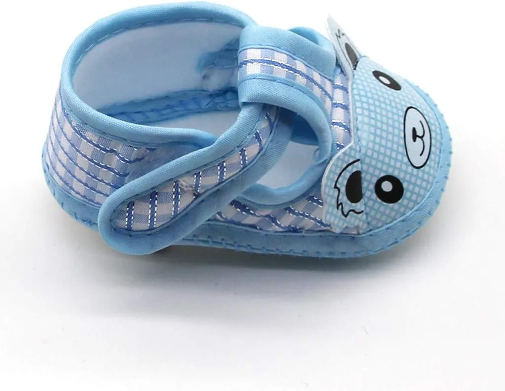 Baby Boy Shoes, 0-18 Months Newborn Baby Boys Girls Sandals Cartoon First Walking Shoes Soft Sole Slipper