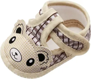 Baby Boy Shoes, 0-18 Months Newborn Baby Boys Girls Sandals Cartoon First Walking Shoes Soft Sole Slipper