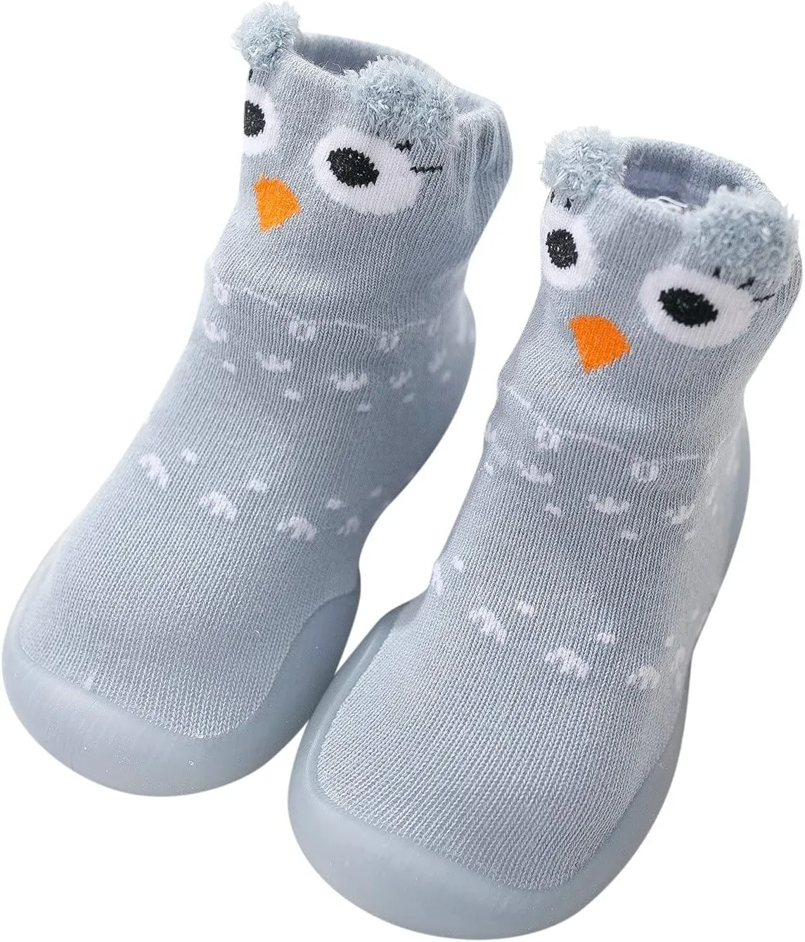 Baby Boy Shoes,First Toddler Baby Cartoon Socks Non-Slip Shoes Animals Elastic Walkers Infant Baby Shoes Kawaii Shoes