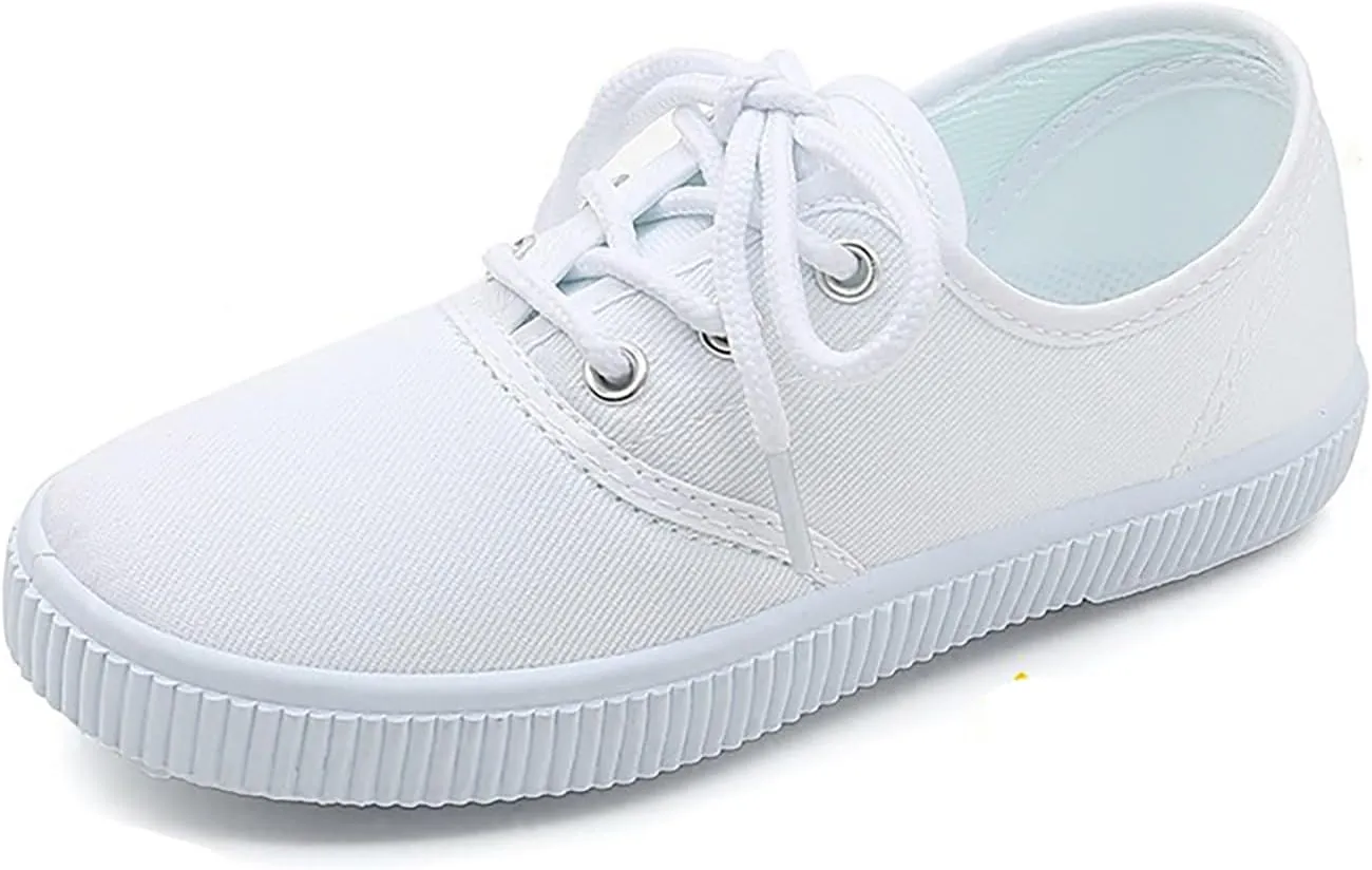 Baby Boys Girls Shoes Slip-on Casual Canvas Sneaker for Toddler/Little Kid 4 for Kids