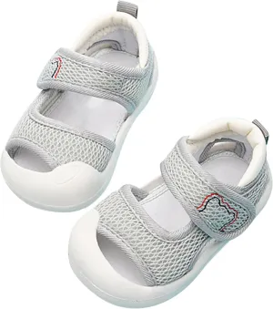 Baby Boys Girls Sports Sandals Lightweight Anti-Slip Beach Water Shoes Summer Toddler First Walking Shoe