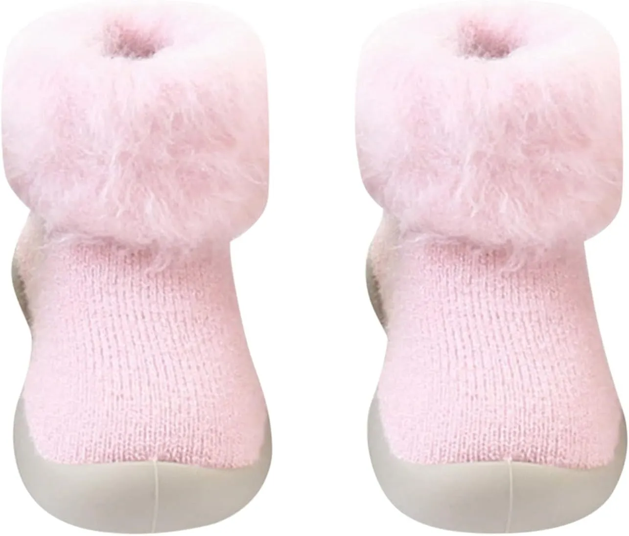 Baby Boys' Shoes,Baby Girls Kids Solid Knit Stocking Socks Shoes Slipper Soft Warm Boys Sole Rubber Shoes Kawaii Shoes