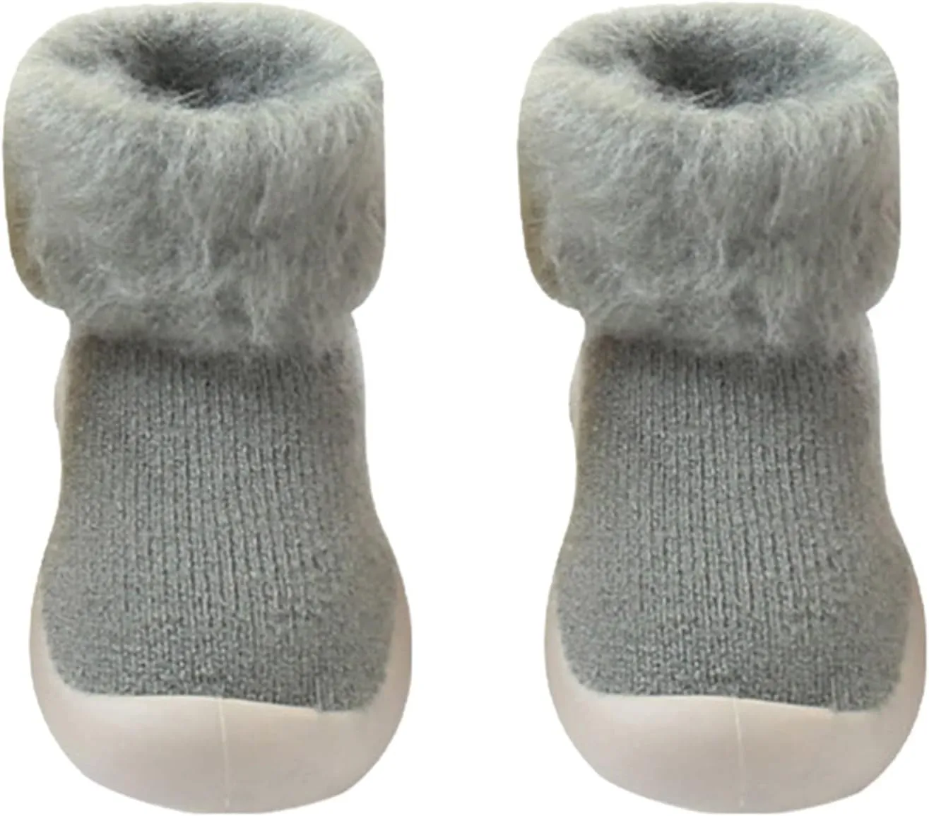 Baby Boys' Shoes,Baby Girls Kids Solid Knit Stocking Socks Shoes Slipper Soft Warm Boys Sole Rubber Shoes Kawaii Shoes