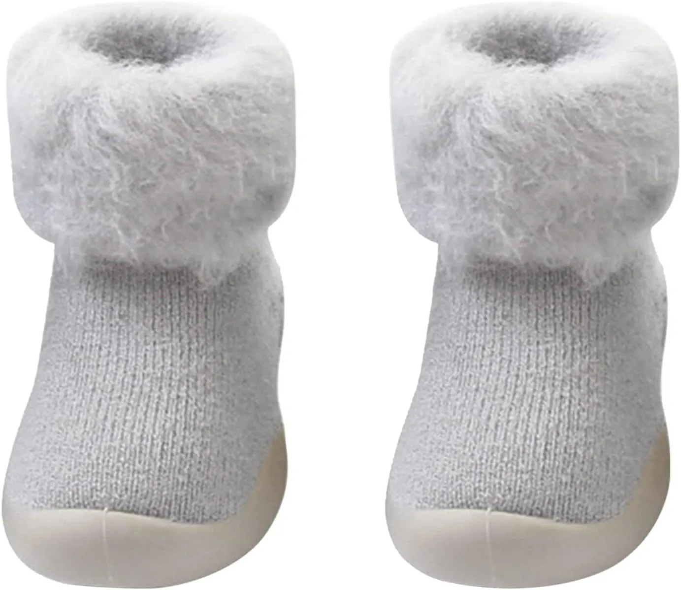 Baby Boys' Shoes,Baby Girls Kids Solid Knit Stocking Socks Shoes Slipper Soft Warm Boys Sole Rubber Shoes Kawaii Shoes