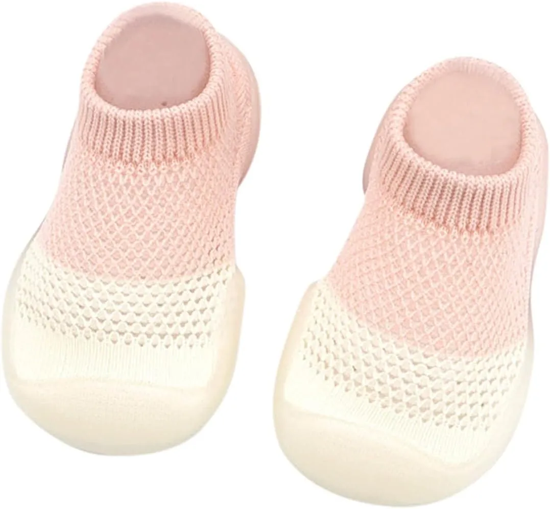Baby Girl Shoes,Shoes Mixed Colors Elastic Socks Infant Baby Mesh First Indoor Walkers Toddler Baby Shoes Boy Shoes