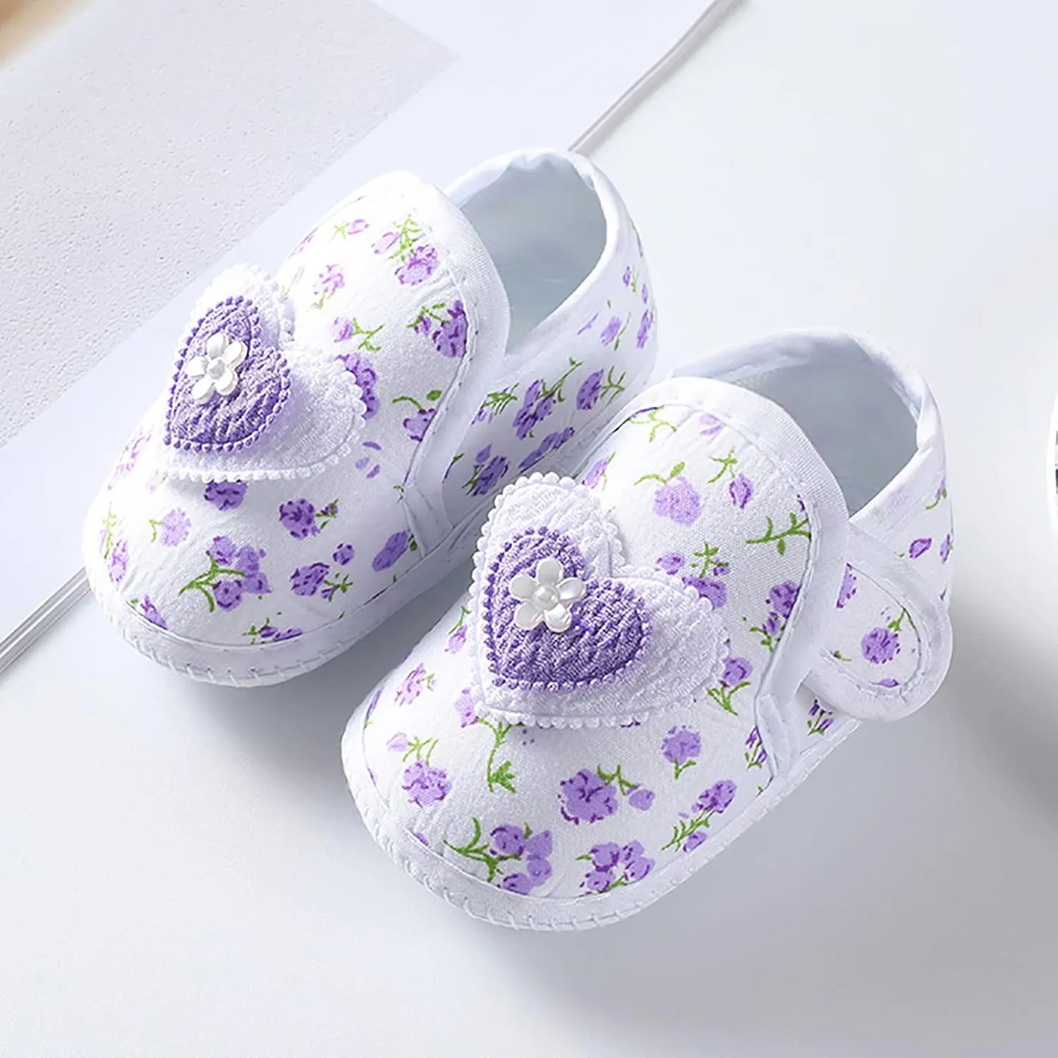 Baby Girls Soft Toddler Shoes Infant Toddler Shoes Bow Shoes Sandals Infant First Walkes Crib Shoes