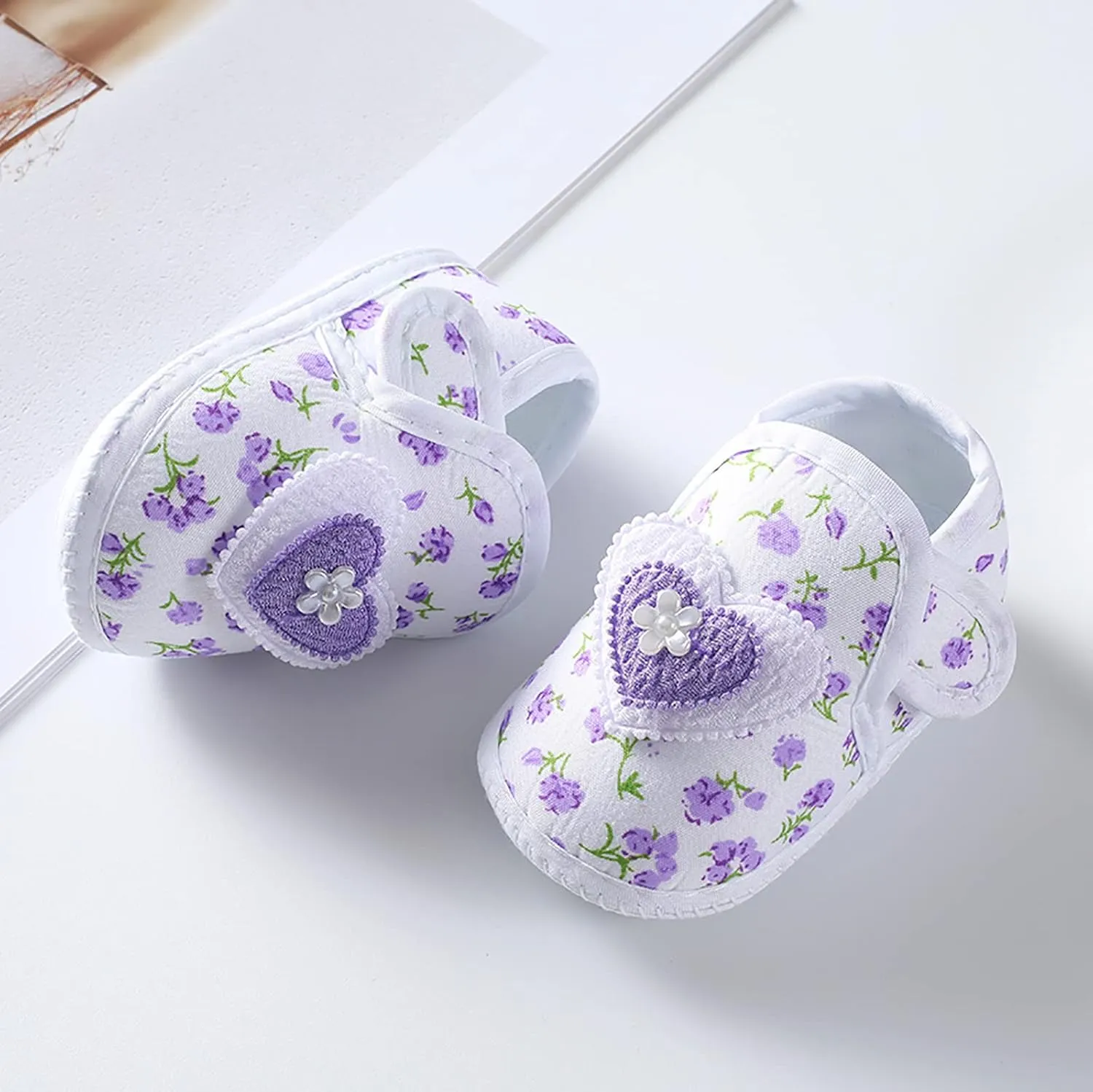 Baby Girls Soft Toddler Shoes Infant Toddler Shoes Bow Shoes Sandals Infant First Walkes Crib Shoes