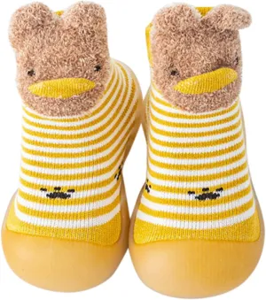 Baby Shoes Infant Boys Girls Socks Shoes Toddler Fleece WarmThe Floor Socks Non Slip Prewalker Shoes House Shoes