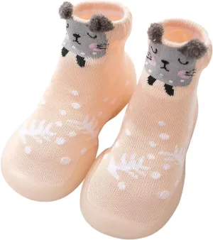 Baby Shoes Infant Boys Girls Socks Shoes Toddler Fleece WarmThe Floor Socks Non Slip Prewalker Shoes House Shoes