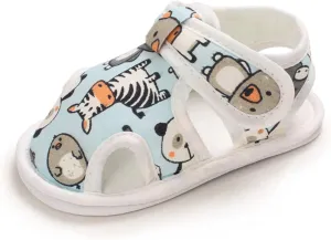 Baby Shoes That Make Noise Shoes Kids Boys First Non-Slip Girls Baby Cute Walking Cartoon Tie Toddler Sneakers