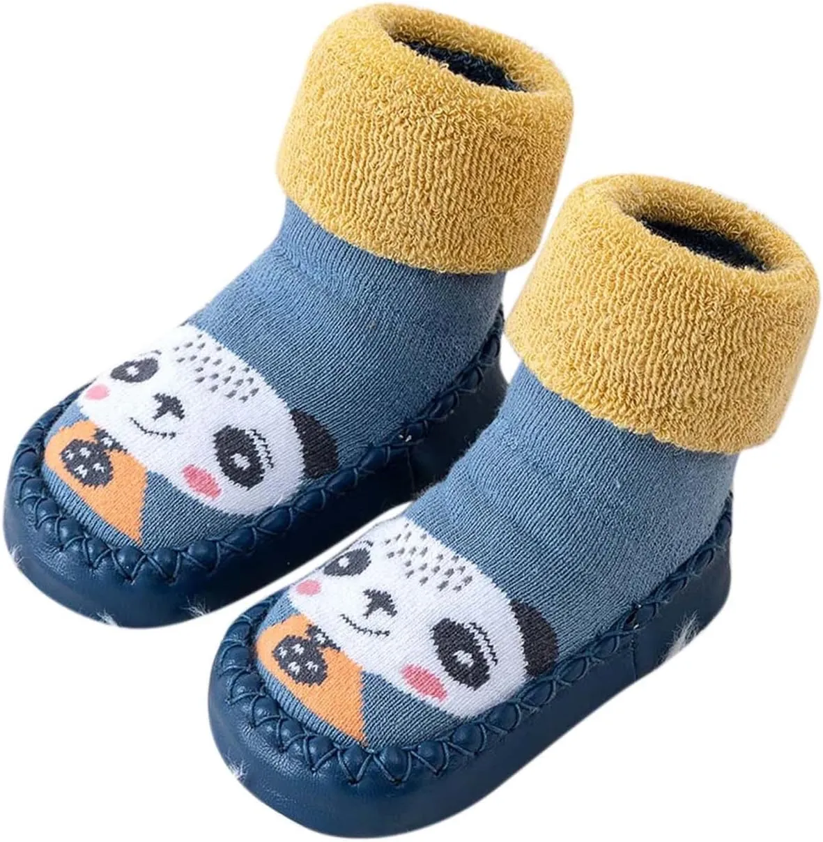 Baby Sock Shoes Children Toddler Autumn Winter Boys Girls Floor Sports Shoes Socks Shoes Flat White Shoes B