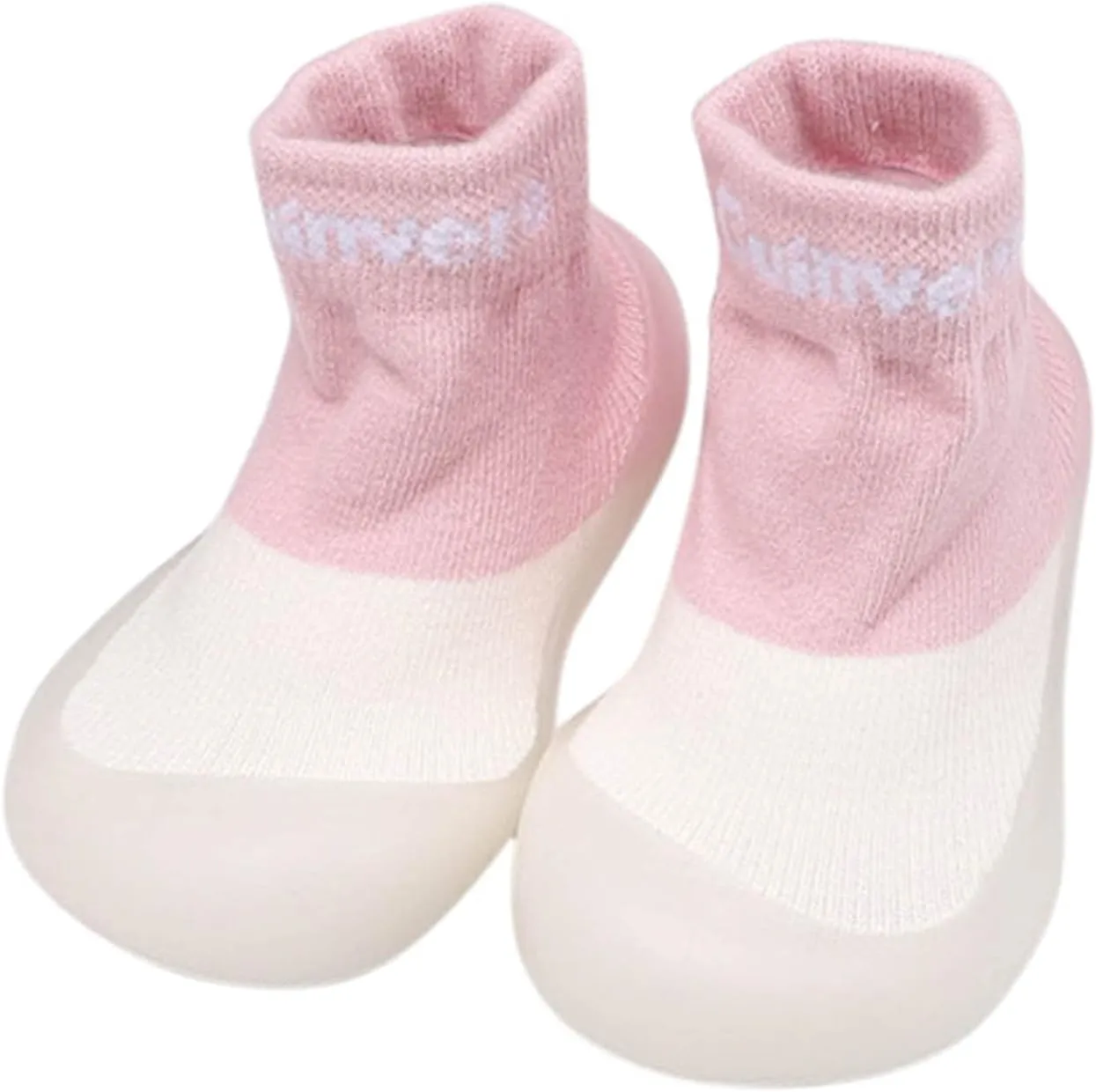 Baby Sock Shoes,Toddler Baby First Walkers Socks Shoes Cartoon Animals Elastic Non-Slip Baby Shoes Baby Booties