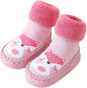 Baby Walking Shoes,Baby Walking Shoes Sock Shoes Non-Slip Prewalker Shoes Breathable Home Kawaii Shoes 0-3 Years