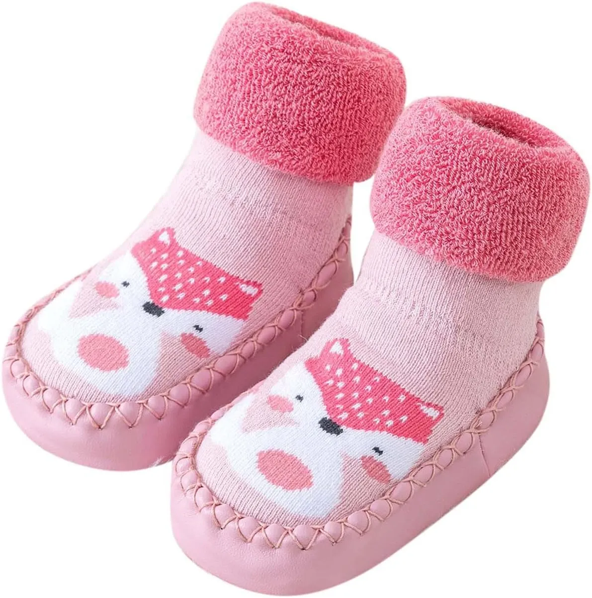 Baby Walking Shoes,Baby Walking Shoes Sock Shoes Non-Slip Prewalker Shoes Breathable Home Kawaii Shoes 0-3 Years