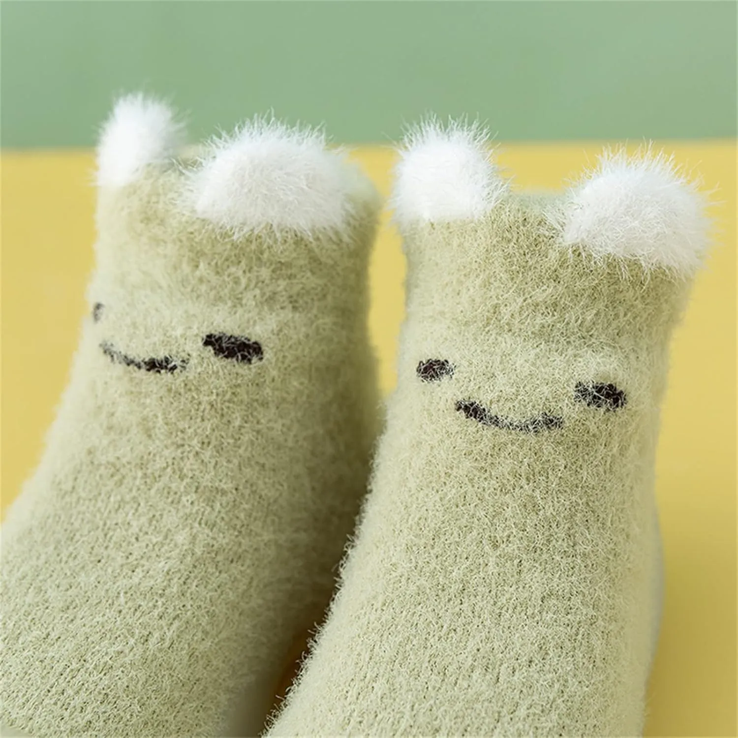 Baby Walking Shoes,Infant Boys Girls Cartoon Socks Shoes Fleece WarmThe Floor Socks Non Slip Prewalker Cute Shoes