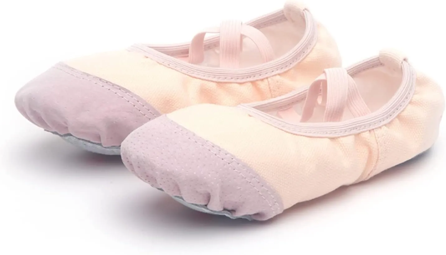 Ballet Shoes for Girls/Toddlers/Kids Yoga Shoes/Ballet Slippers for Dancing Children Dance Performance Indoor