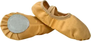 Ballet Shoes Toddler Slippers Elastic Canvas Girls Ballerina Dance Shoes for Toddler/Little Kid/Big Kid/Women
