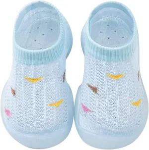Boy Girl Baby Sock Shoes,0-3 Years Infant Boys Girls Summer Socks Shoes Breathable Mesh Non Slip First Walkers Shoes