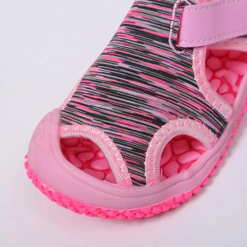 Boys Shoes Size 8 Toddler Summer Child Kids Non-Slip Outdoor Boys Sneakers Sandals Beach Girls N Led Light