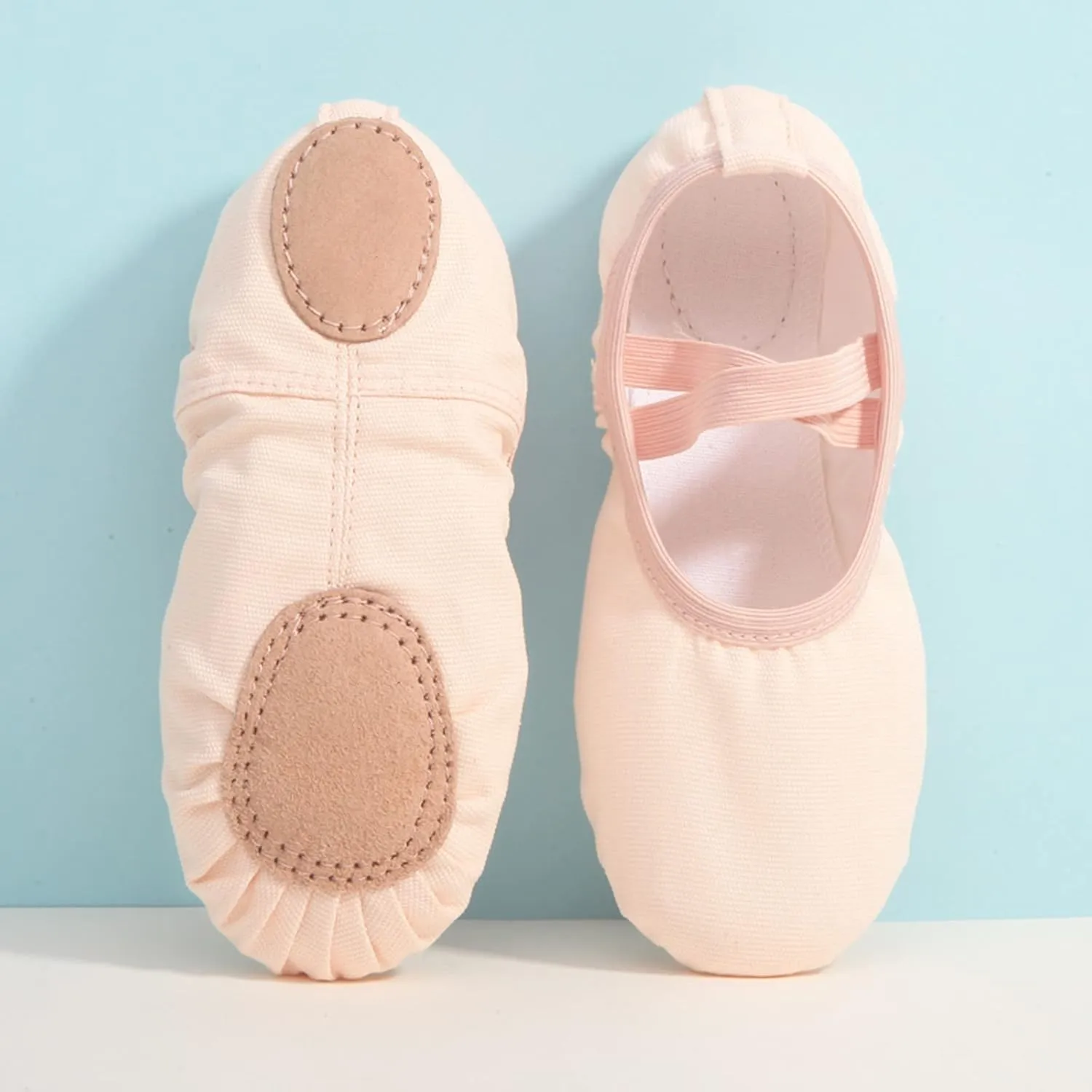 Canvas Ballet Dance Shoes Girls Women Ballet Shoes Stretch Split Sole for Indoor Perform Yoga Performance