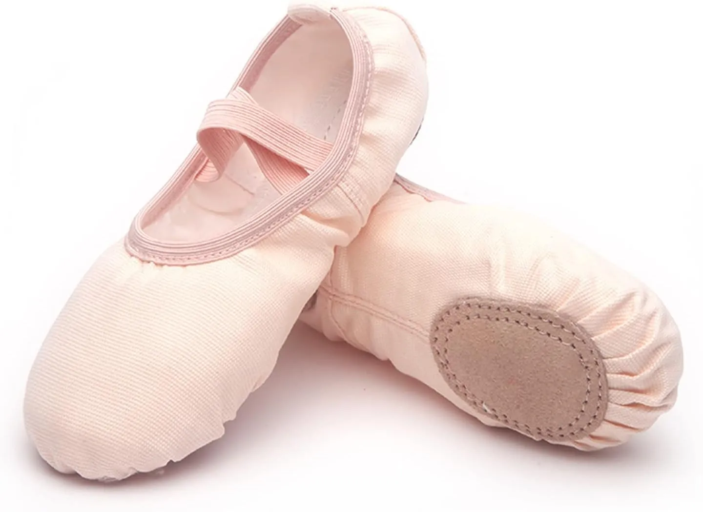 Canvas Ballet Dance Shoes Girls Women Ballet Shoes Stretch Split Sole for Indoor Perform Yoga Performance