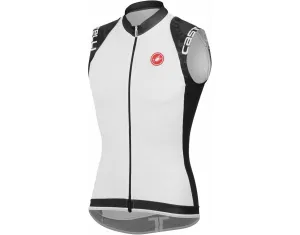 Castelli Entrata Sleeveless FZ - White-Black