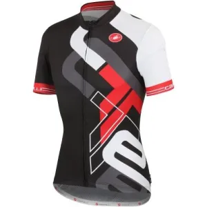 Castelli Frammenti Jersey FZ Black