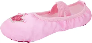 Children Dance Shoes Ballet Dance Shoes Body Training Shoes Satin Embroidered Yoga Shoes Light up Kid Shoes