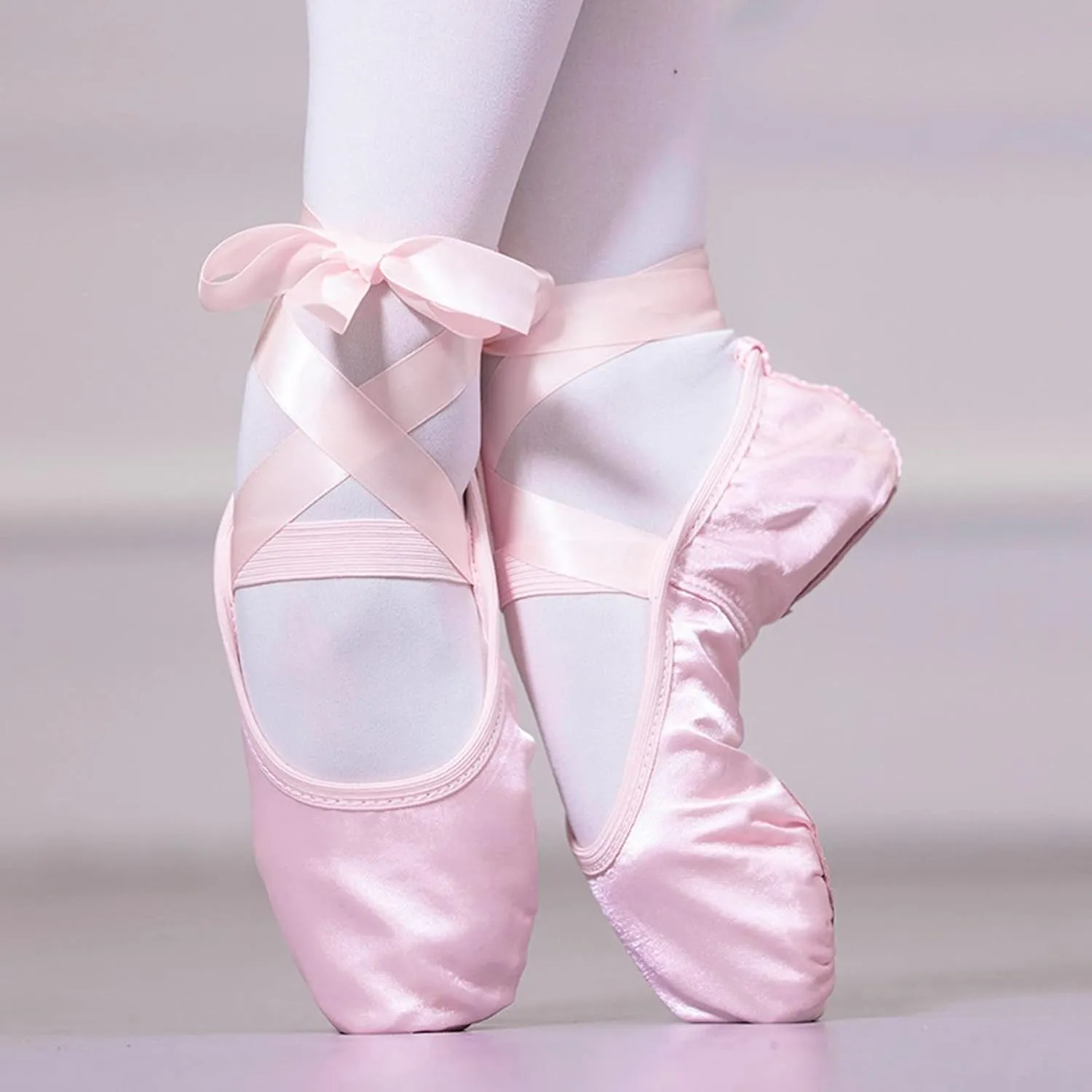 Children Dance Shoes Strap Ballet Shoes Toes Indoor Yoga Training Shoes School Shoe for Girls