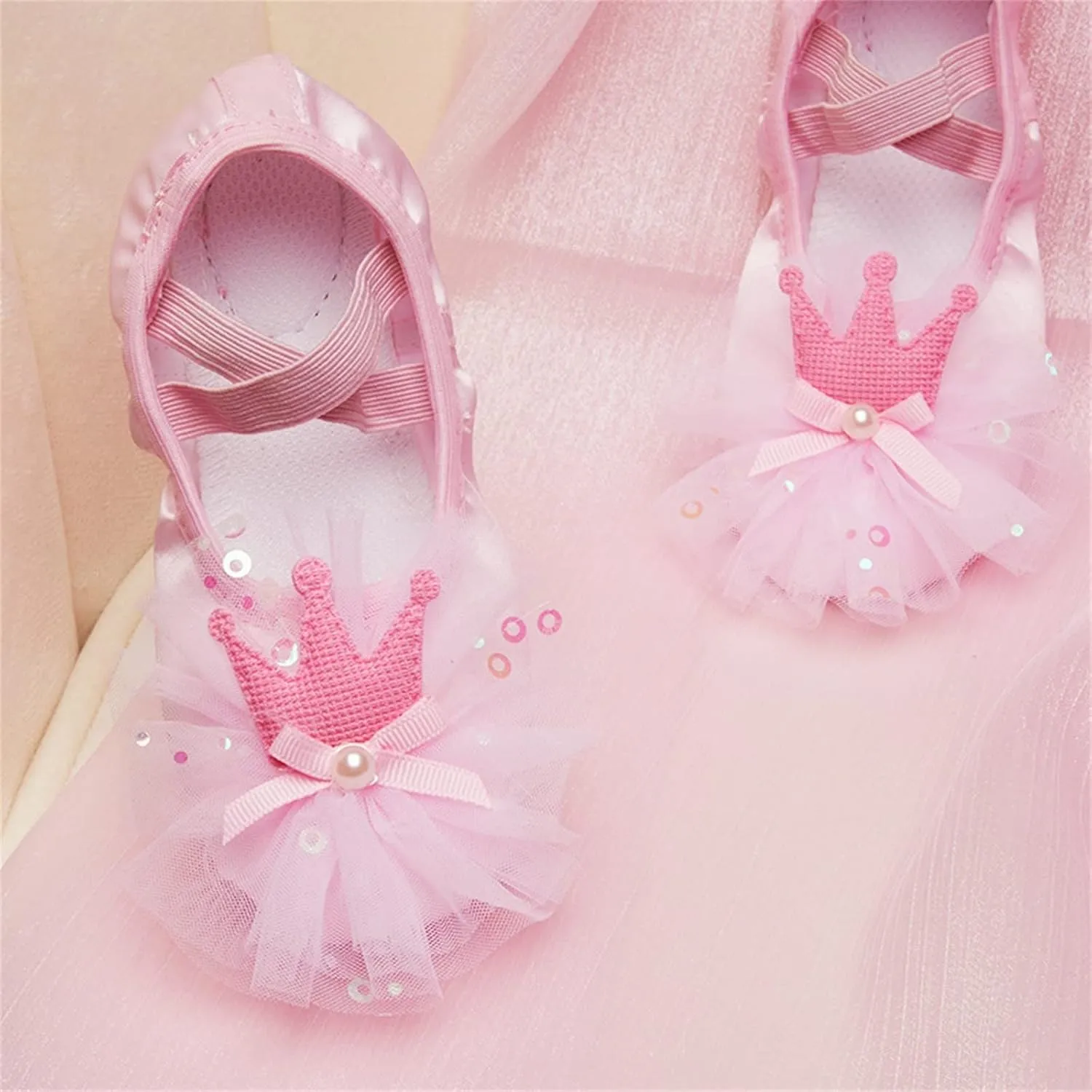 Children Shoes Dance Shoes Warm Dance Ballet Performance Indoor Shoes Yoga Dance Shoes Toddler Girls