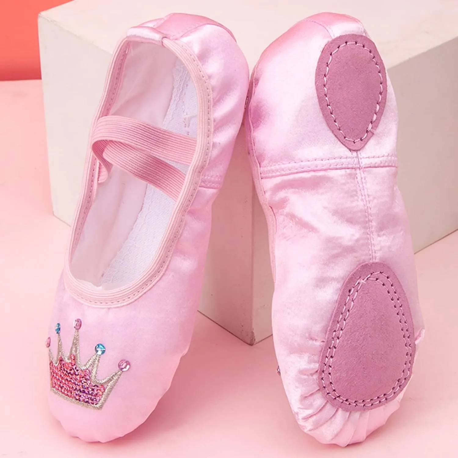 Children Shoes Dance Shoes Warm Dance Ballet Performance Indoor Shoes Yoga Dance Shoes Toddler Walking Shoes