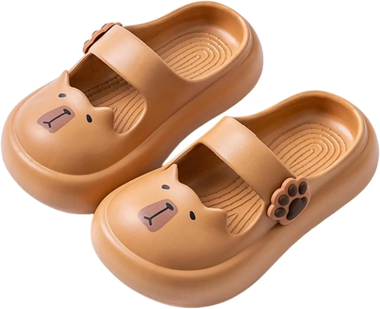 Cloud Slides for KidsShower Slippers Bathroom Pool SandalsBoys Girls Comfy Thick Sole SlippersSummer Non-Slip Beach Shoes