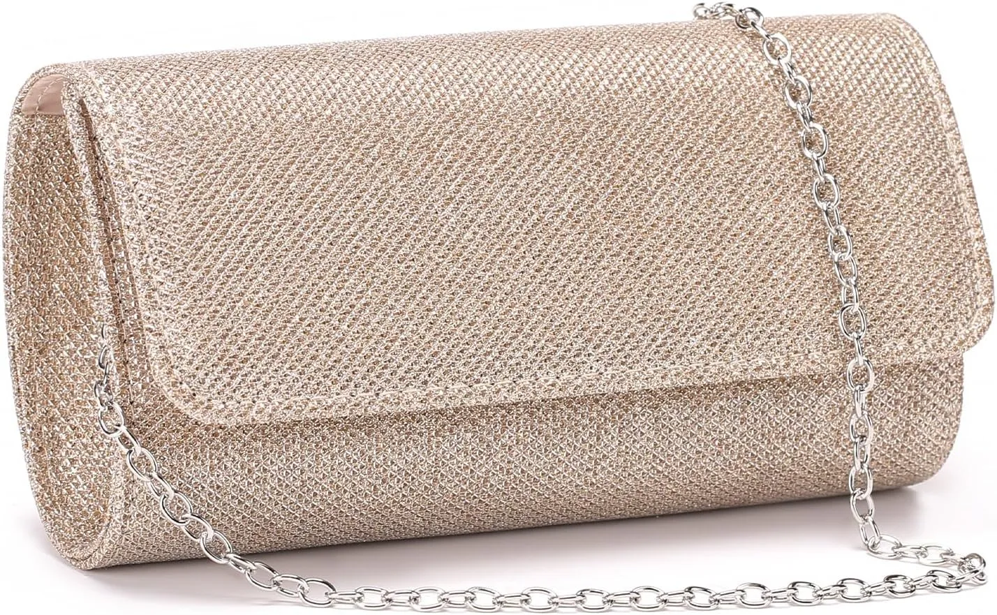 Clutch Purses for Women, Evening Bag with Detachable Chain Ladies Sparkling Party Handbag Wedding Bags