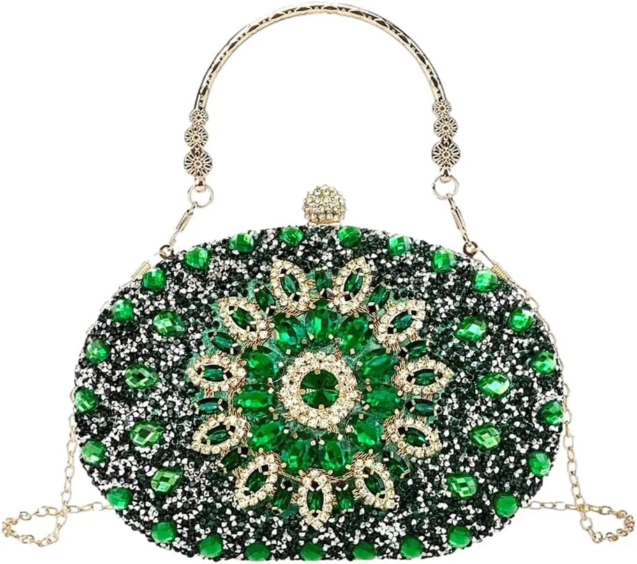 Clutch Purses For Women Rhinestone Evening Purse Sparkling Handbags Crystal Clutch For Wedding Party
