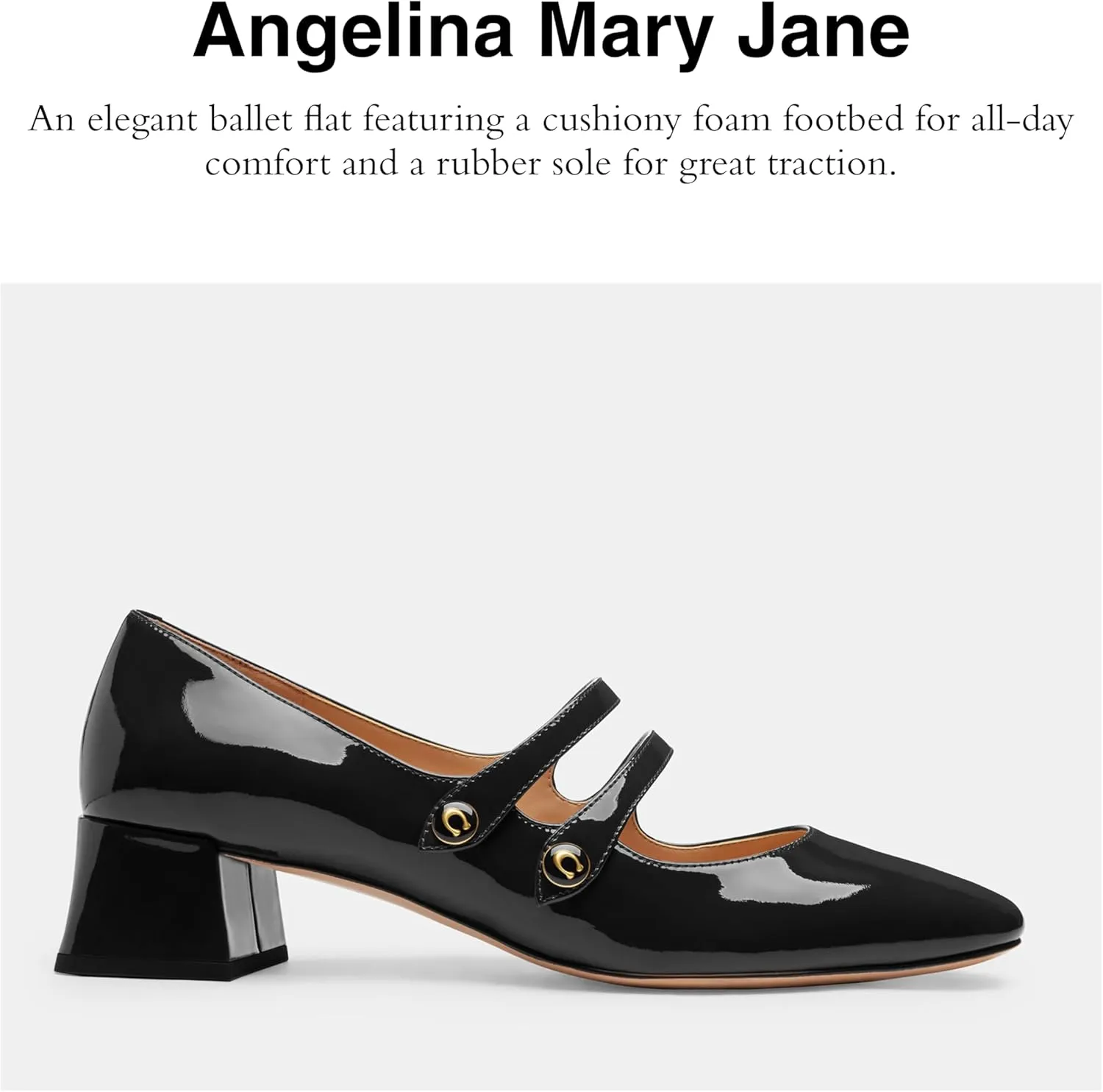 Coach Women's Angelina Mary Jane Flat