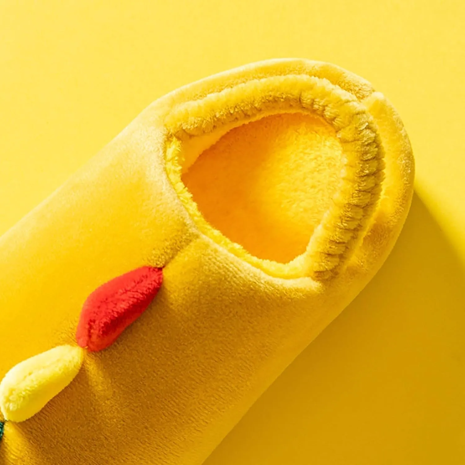Cute Dinosaur Fuzzy Slippers for Boys Girls Kids Memory Foam Soft Sole Flat Shoes Toddler Cotton Cozy Indoor Slipper