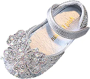 Dress Shoes for Girls,Girls Baby Infant Crystal Princess Shoes Bling Pearl Sandals Shoes Kids Dancing Shoes Gift