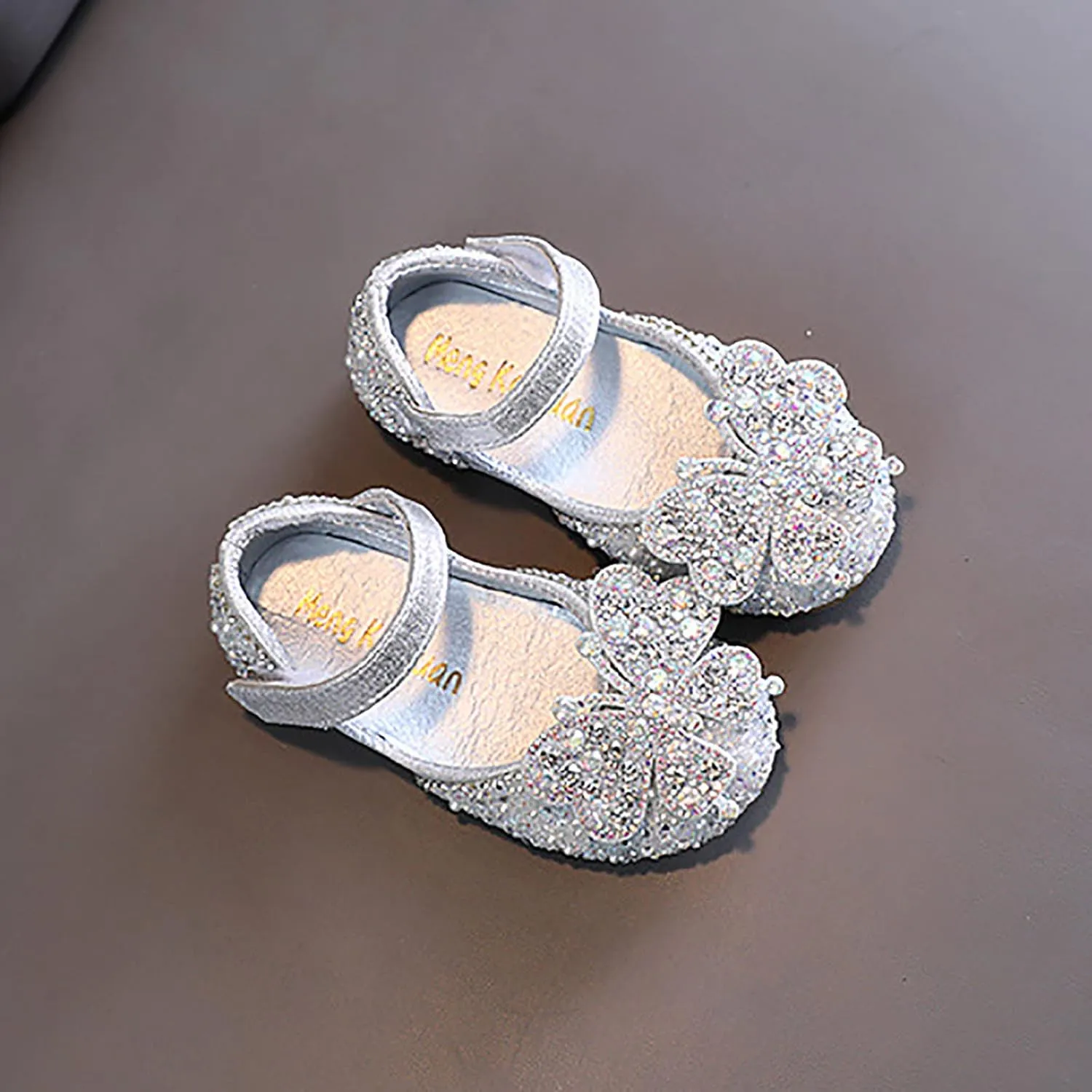 Dress Shoes for Girls,Girls Baby Infant Crystal Princess Shoes Bling Pearl Sandals Shoes Kids Dancing Shoes Gift