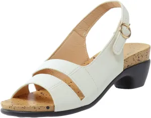 Eduavar Women's Dressy Fashion Sandals - Leopard Print Wedge Open Toe Flat