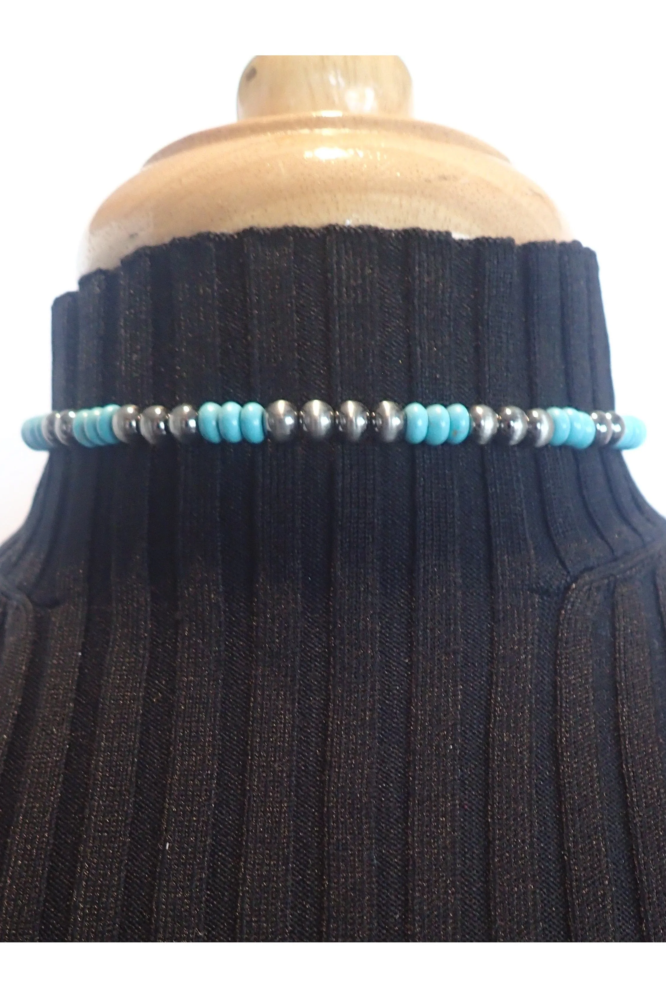 Emma Colored Bead Choker - Two Colors